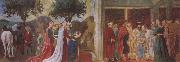 Piero della Francesca Adoration of the Holy Wood and the Meeting of Solomon and the Queen of Sheba France oil painting artist